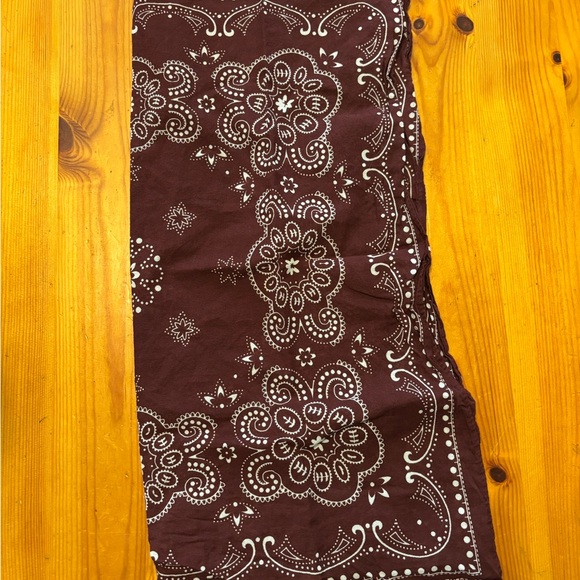 Maroon Bandana 100% Cotton - Picture 3 of 6